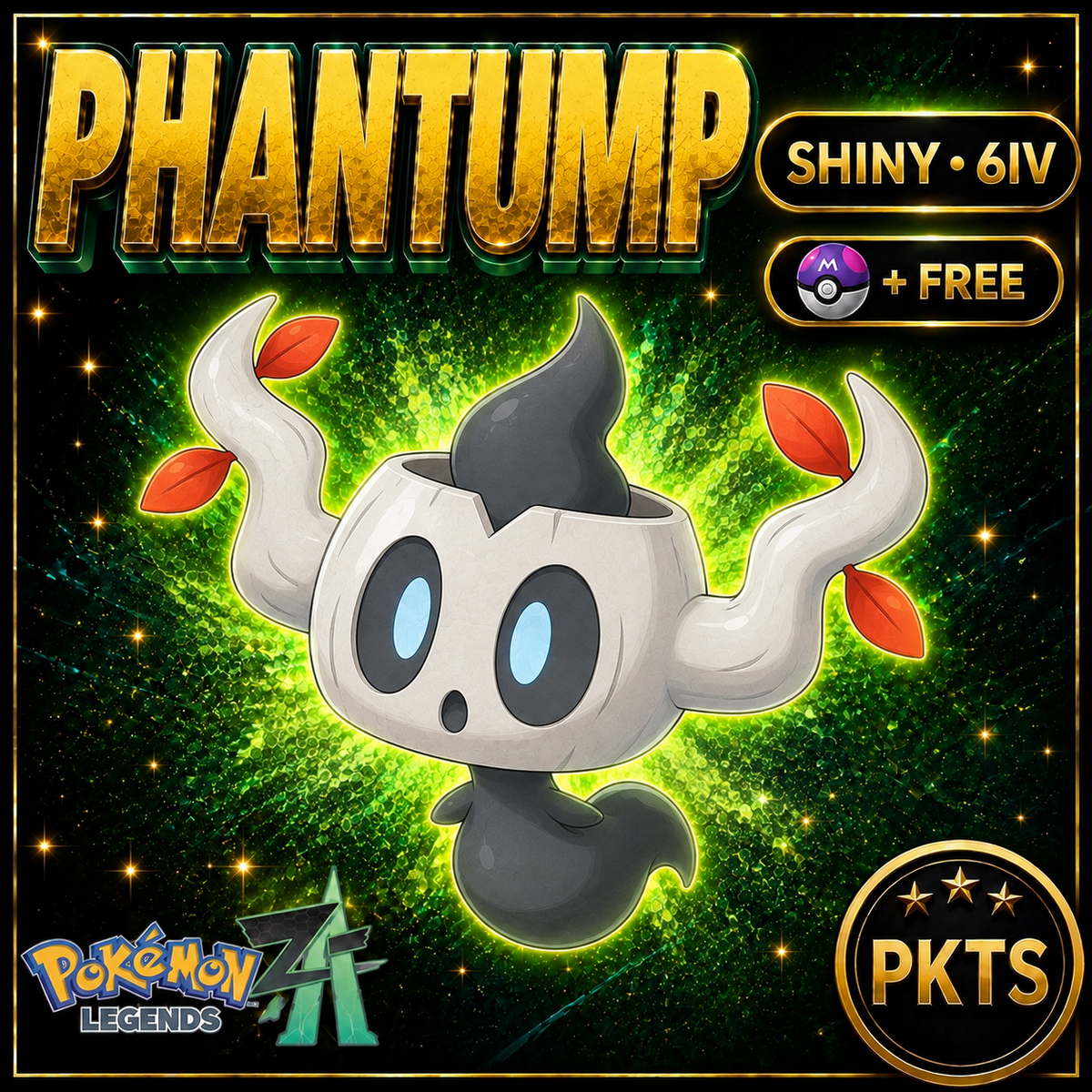 Shiny Phantump — Pokémon Legends Z-A — PKTS product image