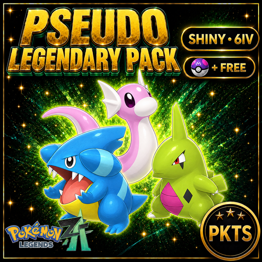 Pokemon ZA Pseudo Legendary Pack Shiny 6IV Pokémon Legends ZA 6IV Competitive Battle Ready Any Held Item Mega Evolution Pokedex - Image 1
