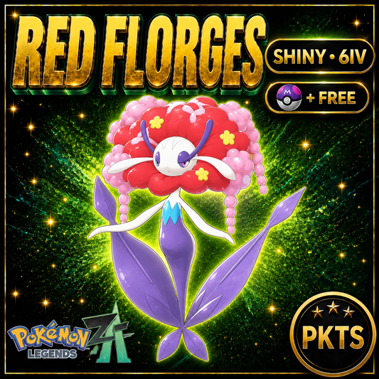 Shiny Red Florges — Pokémon Legends Z-A — PKTS product image