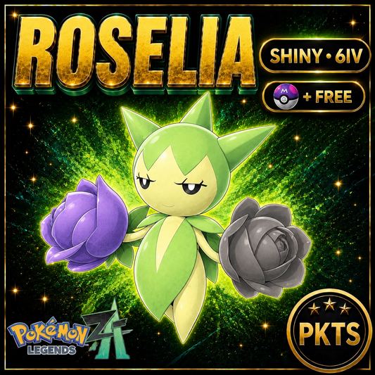Shiny Roselia — Pokémon Legends Z-A — PKTS product image