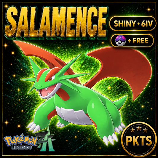 Shiny Salamence — Pokémon Legends Z-A — PKTS product image