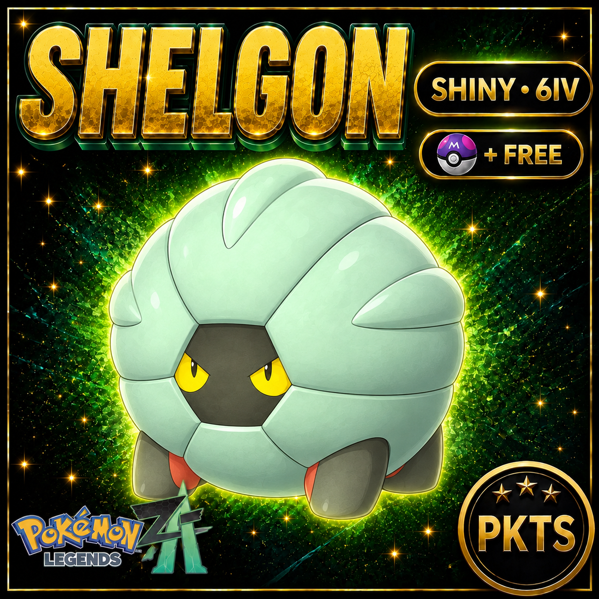 Shiny Shelgon — Pokémon Legends Z-A — PKTS product image