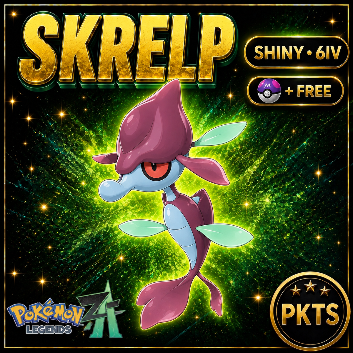 Shiny Skrelp — Pokémon Legends Z-A — PKTS product image