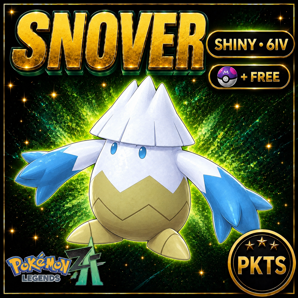Shiny Snover — Pokémon Legends Z-A — PKTS product image