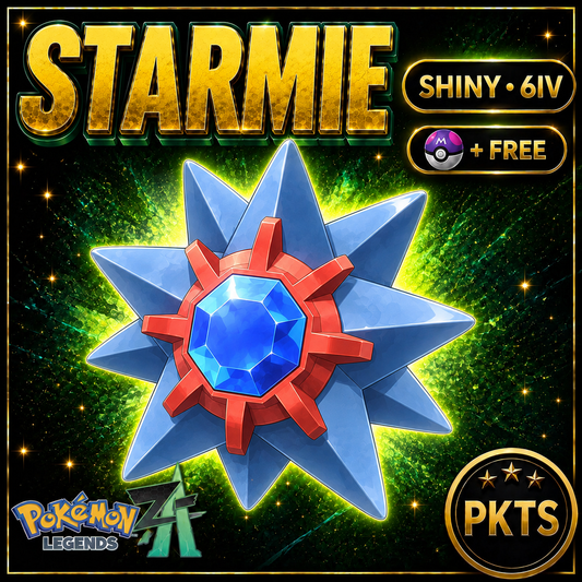 Shiny STARMIE Pokémon Legends ZA 6IV Competitive Battle Ready - Image 1