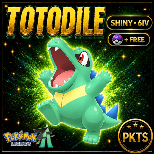 Shiny Totodile — Pokémon Legends Z-A — PKTS product image