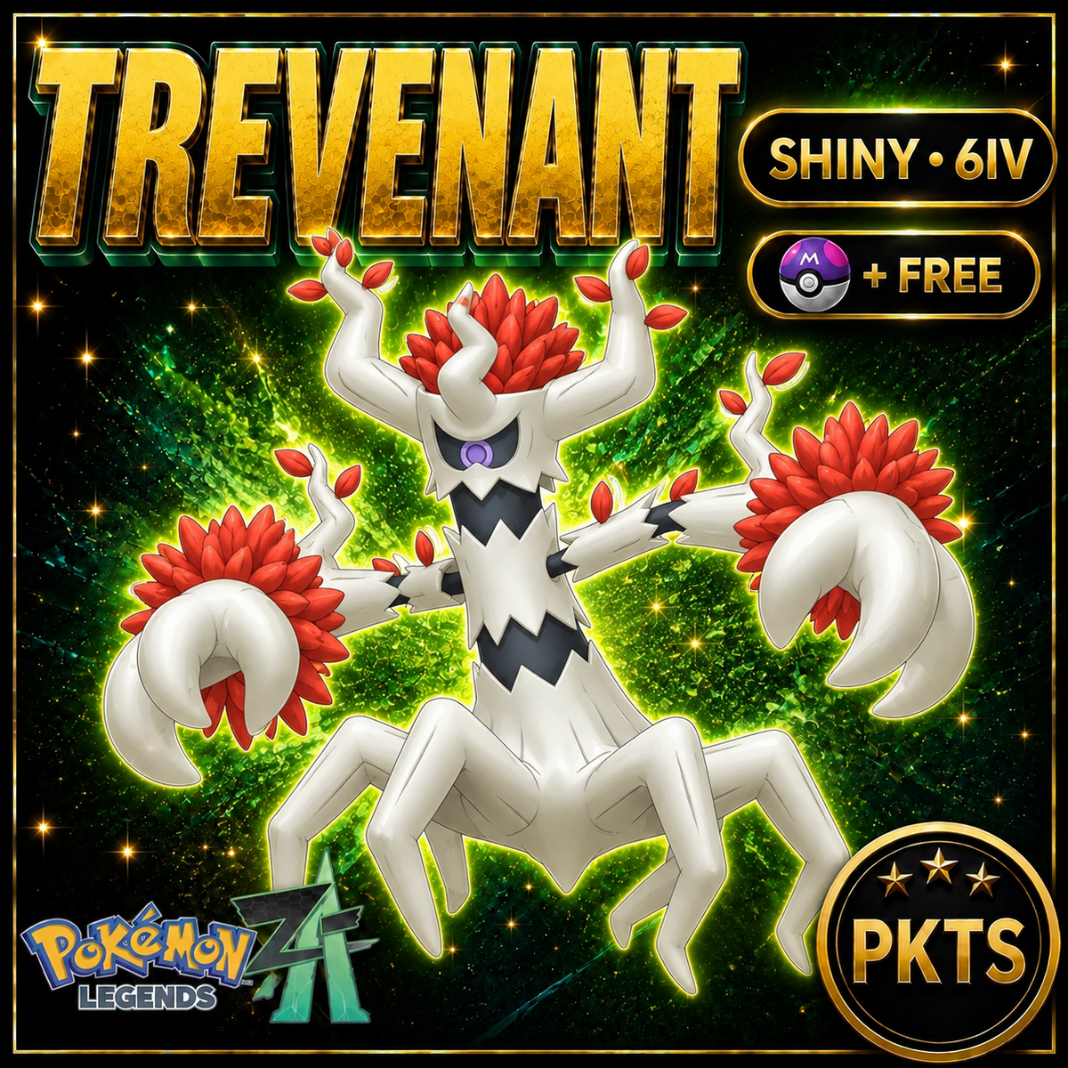 Shiny Trevenant — Pokémon Legends Z-A — PKTS product image