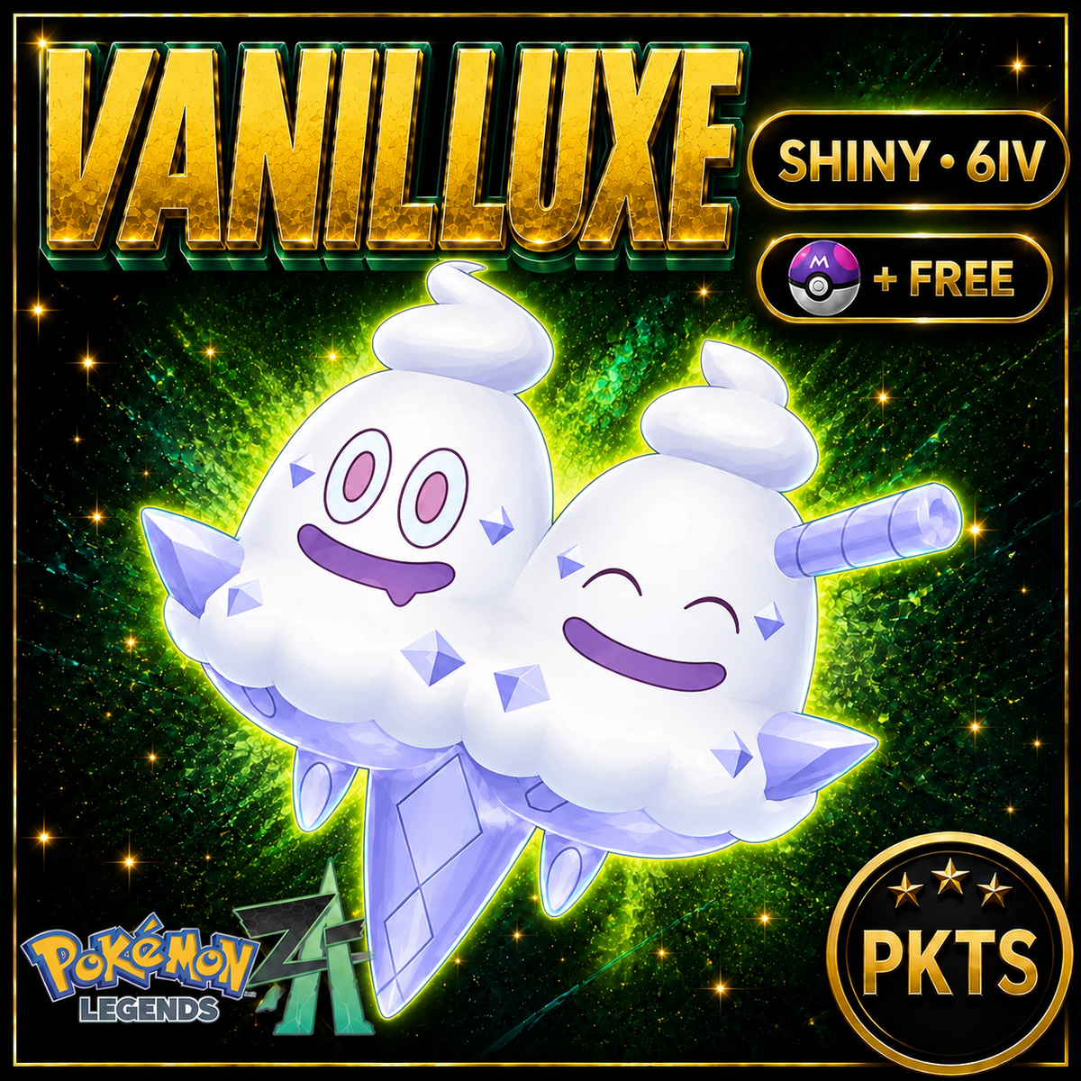 Shiny Vanilluxe — Pokémon Legends Z-A — PKTS product image