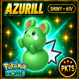 Shiny Azurill Pokémon HOME 6IV Competitive Battle Ready - Image 1