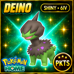 Shiny Deino Pokémon HOME 6IV Competitive Battle Ready - Image 1