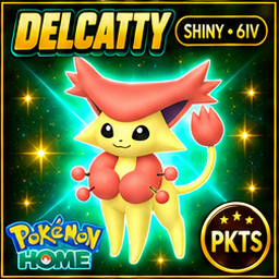 Shiny Delcatty Pokémon HOME 6IV Competitive Battle Ready - Image 1