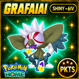 Shiny Grafaiai Pokémon HOME 6IV Competitive Battle Ready - Image 1
