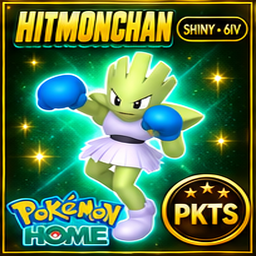 Shiny Hitmonchan Pokémon HOME 6IV Competitive Battle Ready - Image 1