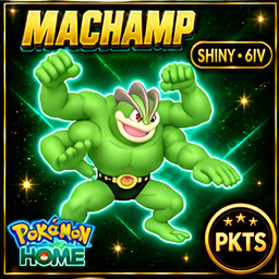 Shiny Machamp Pokémon HOME 6IV Competitive Battle Ready - Image 1