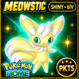 Shiny Meowstic Pokémon HOME 6IV Competitive Battle Ready - Image 1