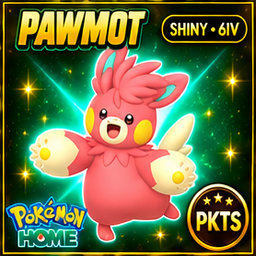 Shiny Pawmot Pokémon HOME 6IV Competitive Battle Ready - Image 1