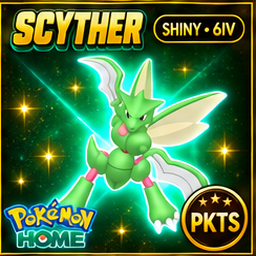 Shiny Scyther Pokémon HOME 6IV Competitive Battle Ready - Image 1