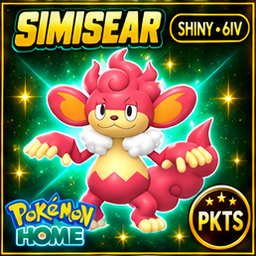 Shiny Simisear Pokémon HOME 6IV Competitive Battle Ready - Image 1