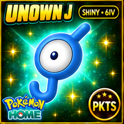 Shiny Unown J Pokémon HOME 6IV Competitive Battle Ready - Image 1