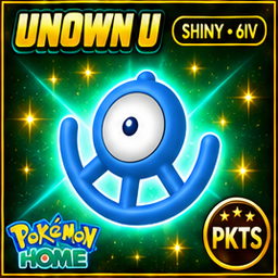 Shiny Unown U Pokémon HOME 6IV Competitive Battle Ready - Image 1