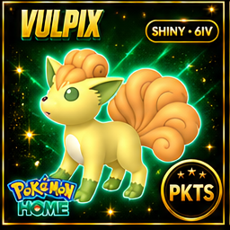 Shiny Vulpix Pokémon HOME 6IV Competitive Battle Ready - Image 1